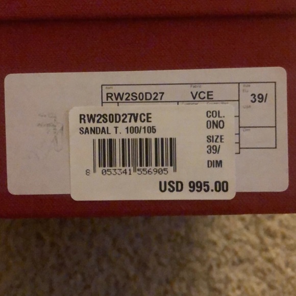 Valentino Rockstud block heel brand new size 9 - Picture 6 of 7